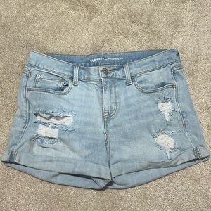 Light Wash Jean Shorts